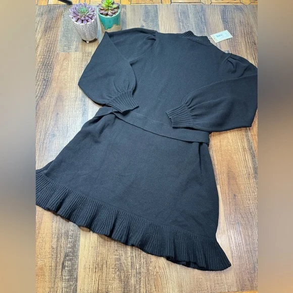 Paige Julita Long Sleeve Sweater Mini Dress - Picture 8 of 8